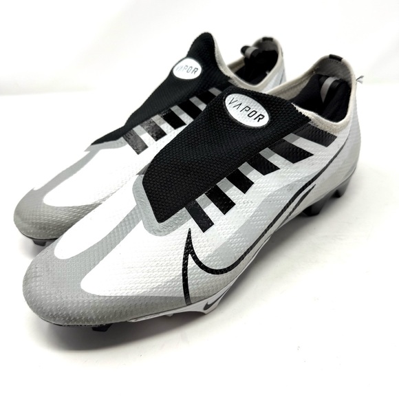 Nike Vapor Edge Pro 360 Pure Platinum DQ3670-100 Men’s Size 11.5 Football Cleats - Picture 1 of 11